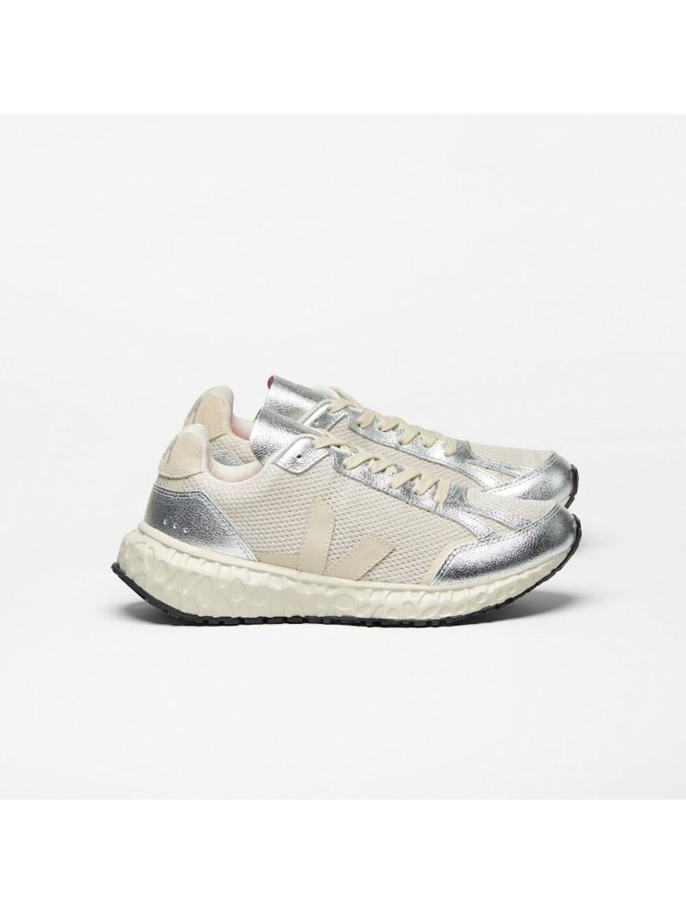 CONDOR ROYALE ALVEOMESH NATURAL PIERRE SILVER Size 39 US 8